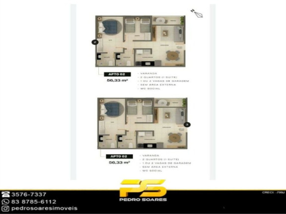 Imagem Apartamento à Venda,  em Brisamar - João Pessoa