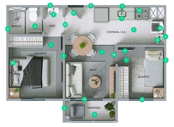 Imagem Imóvel com 2 Quartos à Venda, 34 m² em Pirituba - São Paulo