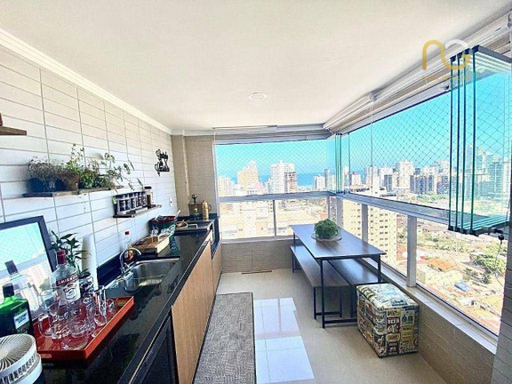 Apartamento com 3 Quartos à Venda, 95 m² em Canto Do Forte - Praia Grande