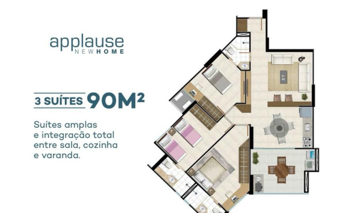 Imagem Apartamento com 3 Quartos à Venda, 87 m² em Setor Coimbra - Goiânia Imagem Apartamento com 3 Quartos à Venda, 87 m² em Setor Coimbra - Goiânia