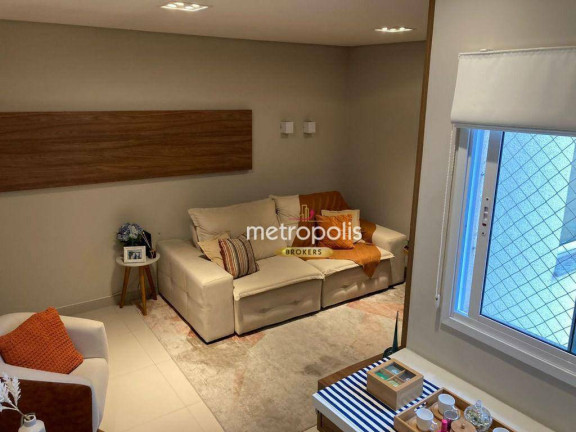 Apartamento com 2 Quartos à Venda, 80 m² em Vila Scarpelli - Santo André