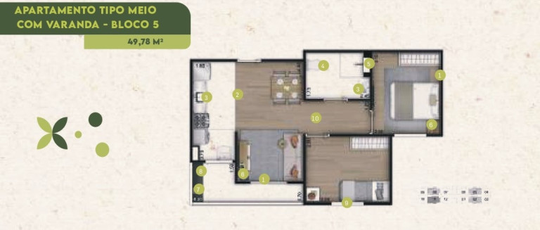 Imagem Imóvel com 2 Quartos à Venda, 47 m² em Guaporé - Ribeirão Preto