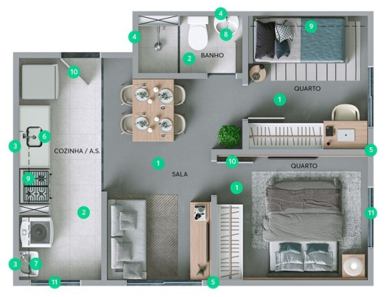 Imagem Apartamento com 2 Quartos à Venda, 34 m² em Pirituba - São Paulo Imagem Apartamento com 2 Quartos à Venda, 34 m² em Pirituba - São Paulo