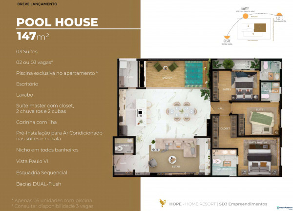 Imagem Imóvel com 3 Quartos à Venda, 147 m² em Residencial Paraíso - Franca Imagem Imóvel com 3 Quartos à Venda, 147 m² em Residencial Paraíso - Franca
