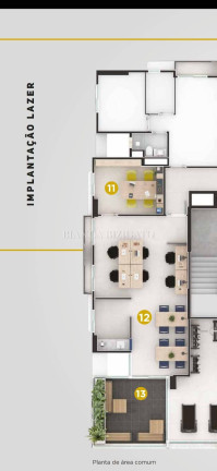 Apartamento com 1 Quarto à Venda, 34 m² em Centro - Curitiba