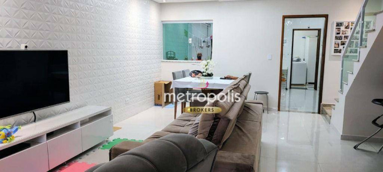 Imagem Sobrado com 3 Quartos à Venda, 186 m² em Vila Alzira - Santo André