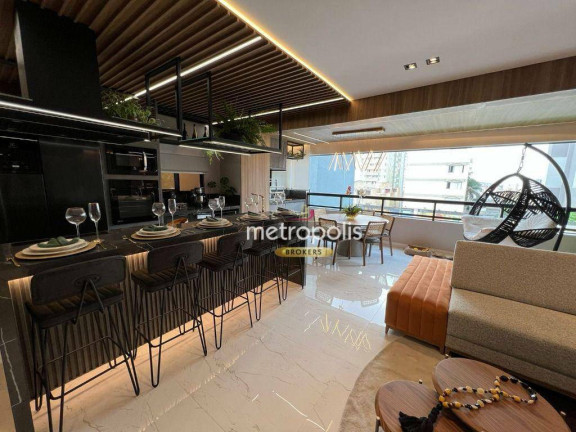 Apartamento com 3 Quartos à Venda, 112 m² em Campestre - Santo André