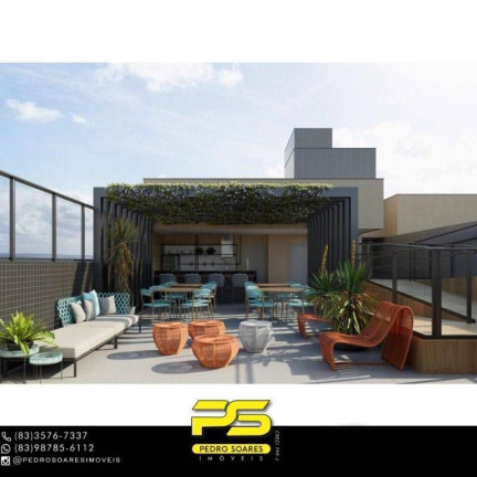 Apartamento com 2 Quartos à Venda, 57 m² em Manaíra - João Pessoa