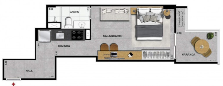 Imagem Imóvel com 1 Quarto à Venda, 56 m² em Flamengo - Rio De Janeiro