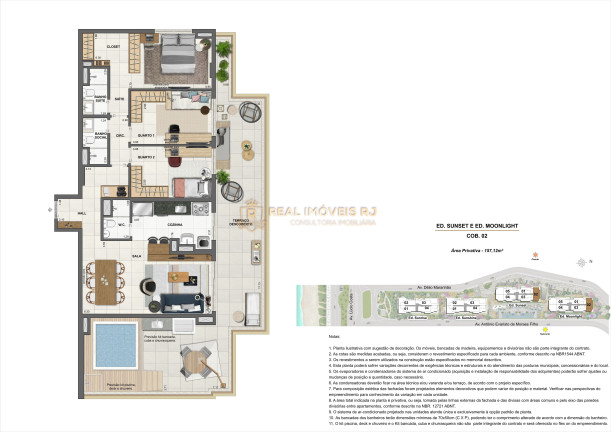 Imagem Cobertura com 3 Quartos à Venda, 157 m² em Barra Da Tijuca - Rio De Janeiro Imagem Cobertura com 3 Quartos à Venda, 157 m² em Barra Da Tijuca - Rio De Janeiro