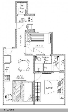 Imagem Apartamento com 1 Quarto à Venda, 45 m² em Botafogo - Rio De Janeiro