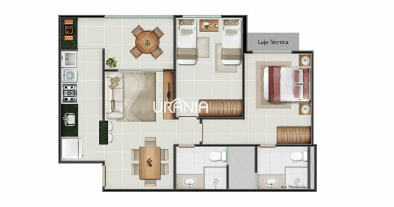 Imagem Apartamento com 3 Quartos à Venda, 60 m² em Itaparica - Vila Velha Imagem Apartamento com 3 Quartos à Venda, 60 m² em Itaparica - Vila Velha