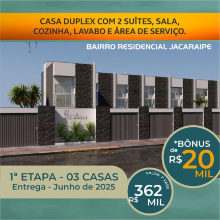 Casa com 2 Quartos à Venda, 52 m² em Residencial Jacaraípe - Serra