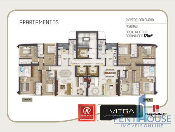 Imagem Apartamento com 4 Quartos à Venda, 171 m² em Centro - Balneário Camboriú