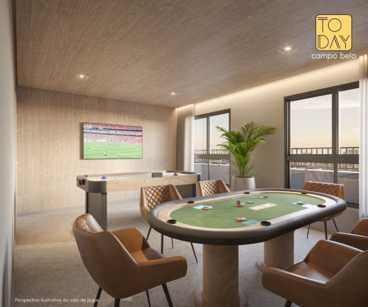 Imagem Apartamento com 1 Quarto à Venda, 30 m² em Campo Belo - São Paulo