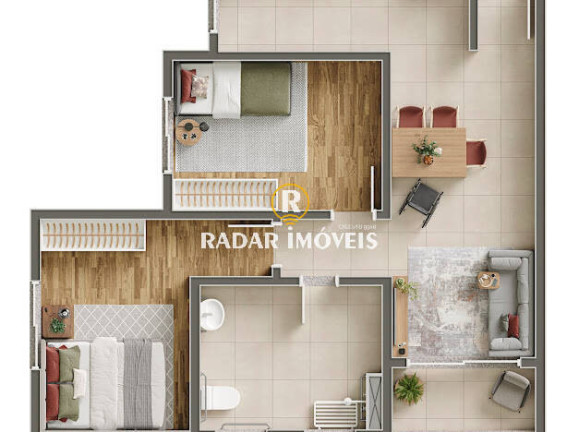 Imagem Apartamento com 2 Quartos à Venda, 48 m² em Nova São Pedro - São Pedro Da Aldeia