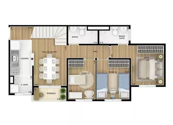 Imagem Apartamento com 2 Quartos à Venda, 42 m² em Parque São Vicente - Mauá Imagem Apartamento com 2 Quartos à Venda, 42 m² em Parque São Vicente - Mauá