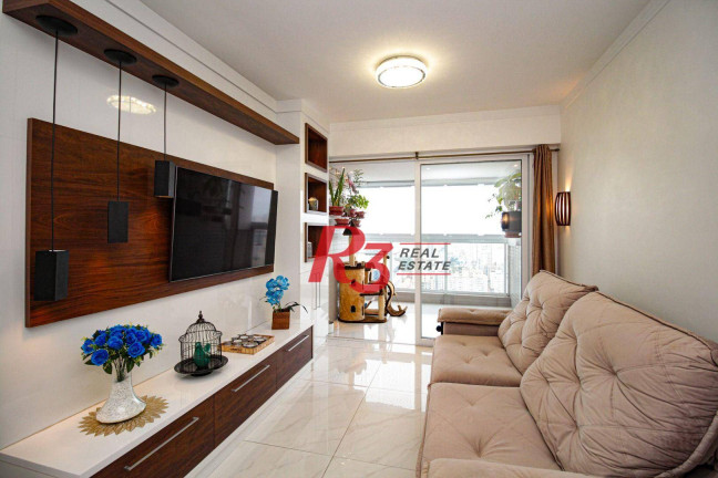 Imagem Apartamento com 2 Quartos à Venda, 83 m² em Gonzaga - Santos