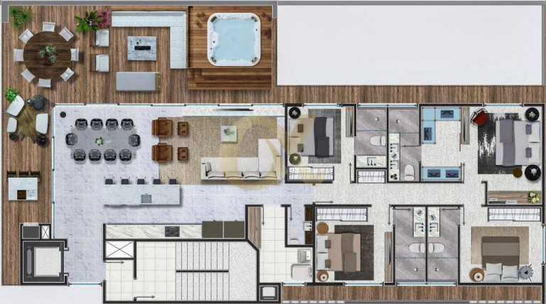 Imagem Apartamento à Venda, 205 m² em América - Joinville Imagem Apartamento à Venda, 205 m² em América - Joinville