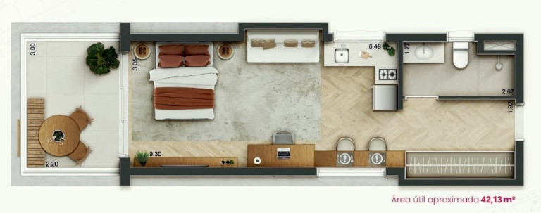 Imagem Imóvel com 1 Quarto à Venda, 42 m² em Jardim Paulista - São Paulo