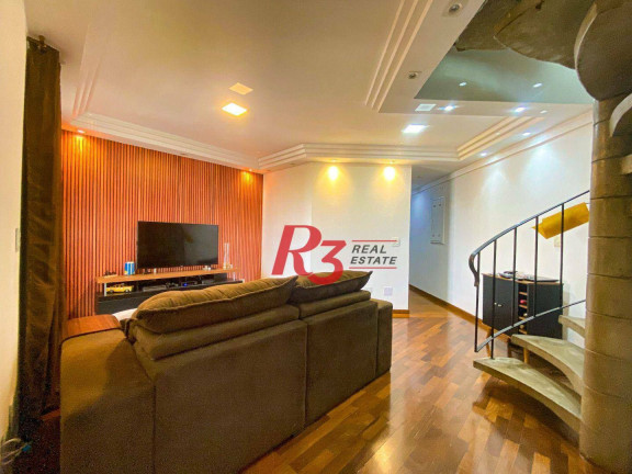 Imagem Cobertura com 3 Quartos à Venda, 146 m² em Vila Matias - Santos
