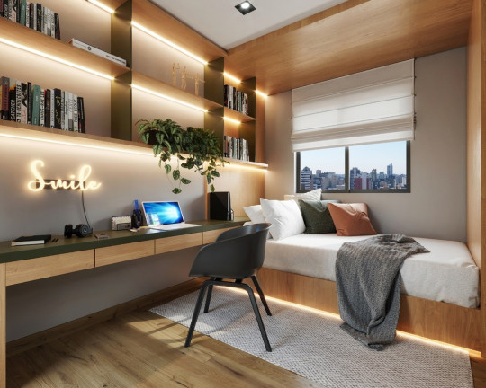 Imagem Apartamento com 1 Quarto à Venda, 19 m² em Centro - Curitiba