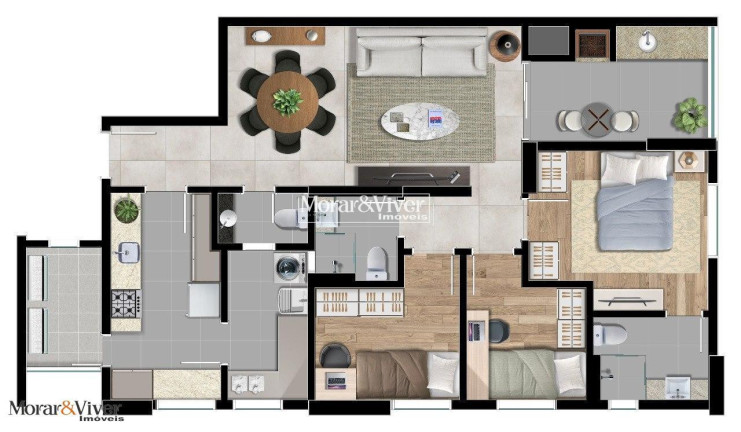 Imagem Apartamento com 3 Quartos à Venda, 96 m² em Batel - Curitiba