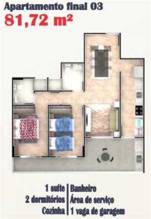 Imagem Apartamento com 3 Quartos à Venda, 106 m² em Caicara - Praia Grande Imagem Apartamento com 3 Quartos à Venda, 106 m² em Caicara - Praia Grande