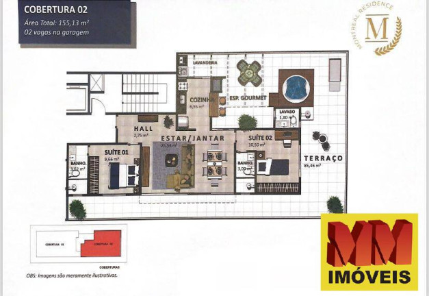 Imagem Apartamento com 1 Quarto à Venda, 58 m² em Braga - Cabo Frio