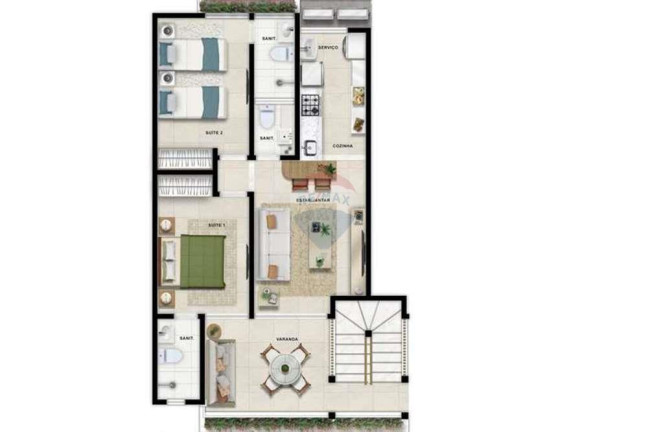 Imagem Apartamento com 2 Quartos à Venda, 63 m² em Praia De Itacimirim - Camaçari Imagem Apartamento com 2 Quartos à Venda, 63 m² em Praia De Itacimirim - Camaçari