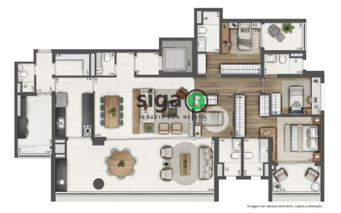 Imagem Apartamento com 4 Quartos à Venda, 202 m² em Brooklin - São Paulo Imagem Apartamento com 4 Quartos à Venda, 202 m² em Brooklin - São Paulo