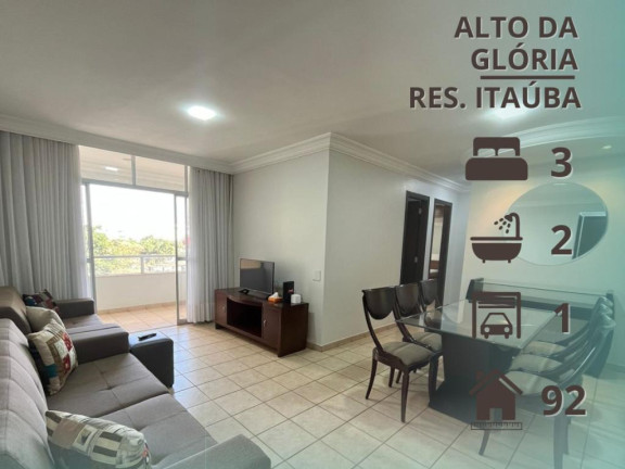 Apartamento com 3 Quartos para Alugar, 92 m² em Alto Da Glória - Goiânia