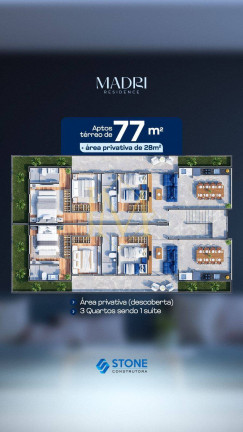 Imagem Apartamento com 3 Quartos à Venda, 77 m² em Belvedere - Coronel Fabriciano