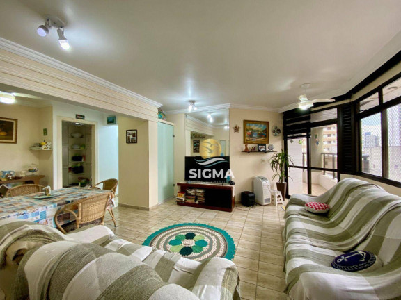 Apartamento com 3 Quartos à Venda, 116 m² em Jardim Astúrias - Guarujá