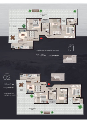 Imagem Apartamento com 3 Quartos à Venda, 88 m² em Praia Do Morro - Guarapari