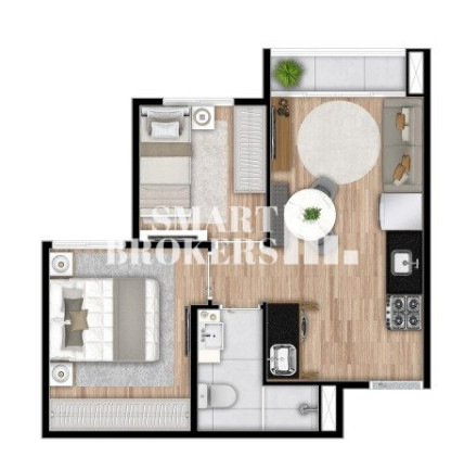 Imagem Apartamento com 2 Quartos para Alugar, 35 m² em Ipiranga - São Paulo Imagem Apartamento com 2 Quartos para Alugar, 35 m² em Ipiranga - São Paulo