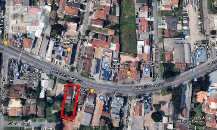 Terreno à Venda, 1.012 m² em Xaxim - Curitiba