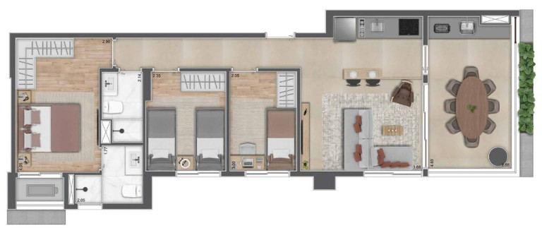 Imagem Apartamento com 3 Quartos à Venda, 83 m² em Brooklin Paulista - São Paulo Imagem Apartamento com 3 Quartos à Venda, 83 m² em Brooklin Paulista - São Paulo