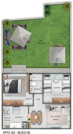 Imagem Imóvel com 2 Quartos à Venda, 69 m² em Jardim Alvorada - Nova Iguaçu
