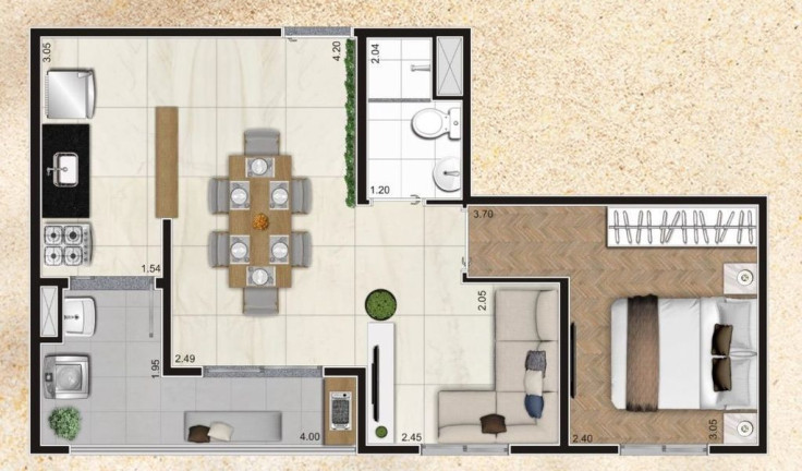 Imagem Apartamento com 3 Quartos à Venda, 60 m² em Sacomã - São Paulo Imagem Apartamento com 3 Quartos à Venda, 60 m² em Sacomã - São Paulo