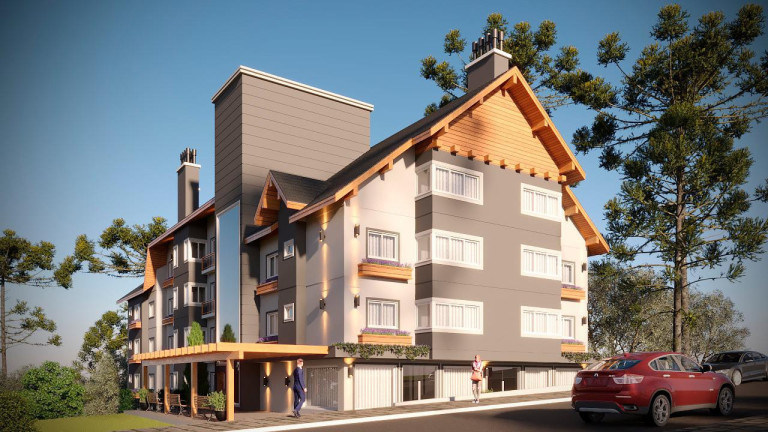 Apartamento com 2 Quartos à Venda, 94 m² em Moura - Gramado