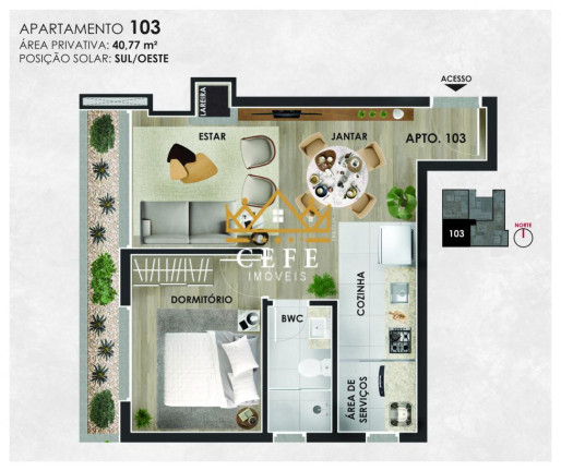 Imagem Imóvel com 2 Quartos à Venda,  em Planalto - Gramado