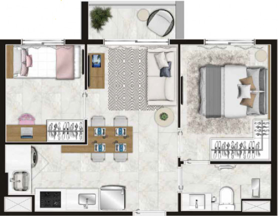 Imagem Apartamento com 2 Quartos à Venda, 34 m² em Lapa - São Paulo