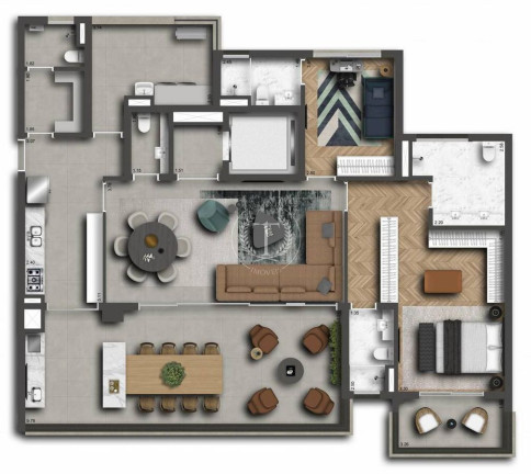 Imagem Apartamento com 3 Quartos à Venda, 174 m² em Santo Amaro - São Paulo