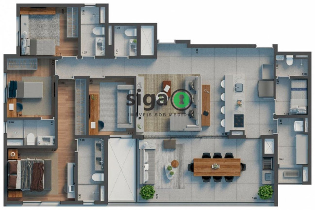Imagem Apartamento com 4 Quartos à Venda, 147 m² em Vila Clementino - São Paulo Imagem Apartamento com 4 Quartos à Venda, 147 m² em Vila Clementino - São Paulo