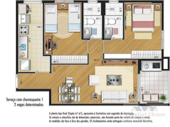 Imagem Apartamento com 2 Quartos à Venda, 68 m² em Santa Paula - São Caetano Do Sul