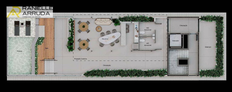 Imagem Apartamento com 1 Quarto à Venda, 18 m² em Jardim Oceania - João Pessoa