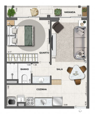 Imagem Imóvel com 1 Quarto à Venda, 64 m² em Botafogo - Rio De Janeiro