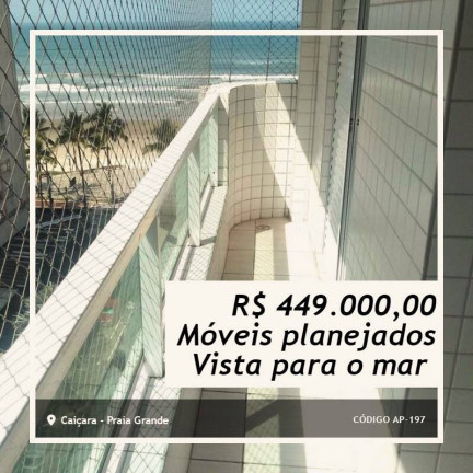 Apartamento com 2 Quartos à Venda, 72 m² em Caiçara - Praia Grande