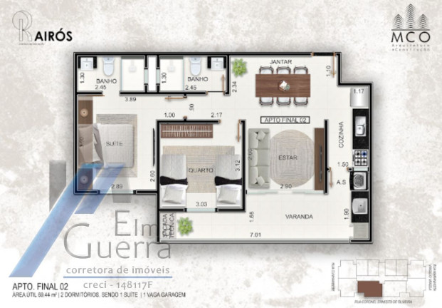 Imagem Apartamento com 2 Quartos à Venda, 65 m² em Centro - Ubatuba